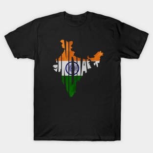 India Typo Map T-Shirt